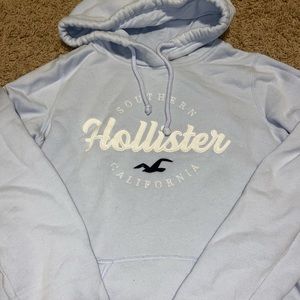 blue hollister hoodie